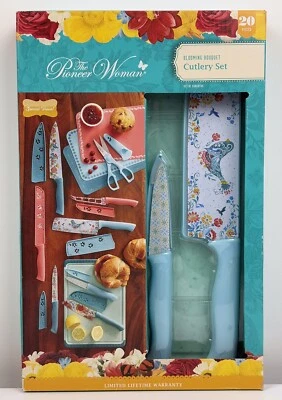 JUEGO DE CUBIERTOS 20 PIEZAS RAMO FLORECIENTE MUJER PIONERA  Foto 1 de 2