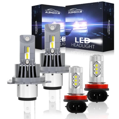 For Kia Rio 2012- 2014 2015 2016 2017 LED Lamp Hi/Lo Beam + Fog Light Bulbs - Изображение 1 из 4