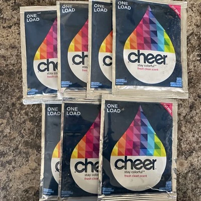 Cheer Stay Colorful Fresh Clean Scent Sample Packs 7 Loads - Image 1 of 3