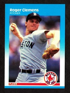 1987 FLEER GLOSSY #32 ROGER CLEMENS - BOSTON RED SOX - Picture 1 of 2