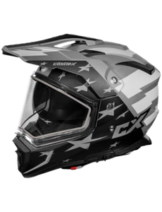 Castle X CX200 DS Liberty Snowmobile Helmet Matte Charcoal sizes S-3XL - Picture 1 of 3