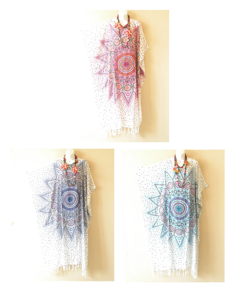 KD72 Polka Dot Batik Batwing Plus Kaftan Dolman Women Abaya Maxi Dress Up to 5X - Image 1 of 1