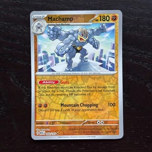 Machamp 068/165 Pokemon 151 Escarlata y Violeta Holograma Inverso Raro Casi Nuevo - Imagen 1 de 2
