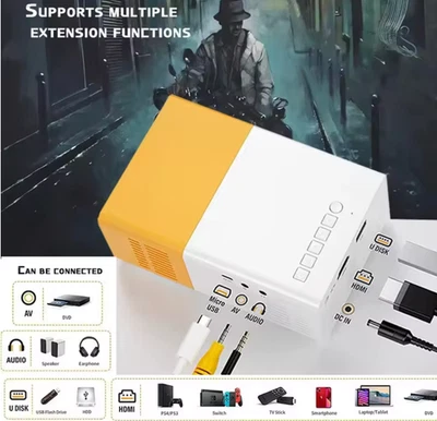 Excelvan YG300 Mini Portable LED Pocket Projector - Image 1 of 4