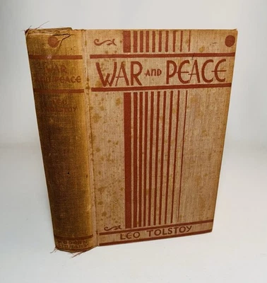 War And Peace-Leo Tolstoy-TRUE First/1st Modern Library Edition-1931-VERY RARE!! Foto 1 de 4
