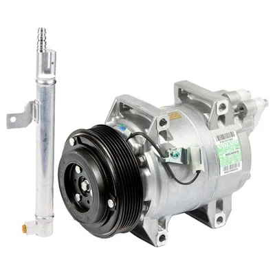 OEM AC Compressor w/ A/C Drier For Volvo S60 2006 2007 2008 2009 - Image 1 of 3