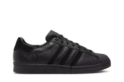 Adidas Y-3 Men's Superstar Low Top Sneakers Black 10 US - Image 1 of 4