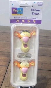 Disney Winnie Pooh Drawer Knobs - TIGGER Pulls - New Unopened - Picture 1 of 5