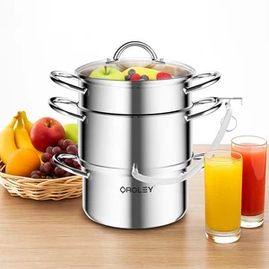 Steam Juicer Extractor Stainless Steel, Juice Steamer Pot for Fruit & Vegetab... - Picture 1 of 8