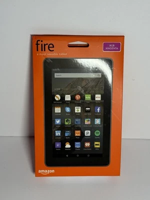 Amazon Fire 5th Generation 8GB WiFi Tablet Black 7in Display Quad Core Camera - Image 1 of 3