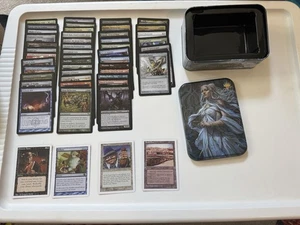 Magic: The Gathering – LOTR: Galadriel Tin 4 white Cards 48 total - Rare Cards - Picture 1 of 9