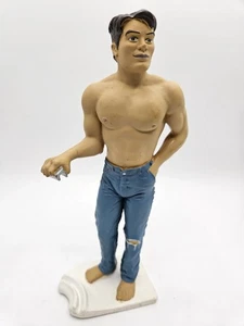 Vintage Bottoms Up R. Demars Made for Ganz Shirtless Man Soda/Beer Can Holder  - Picture 1 of 6