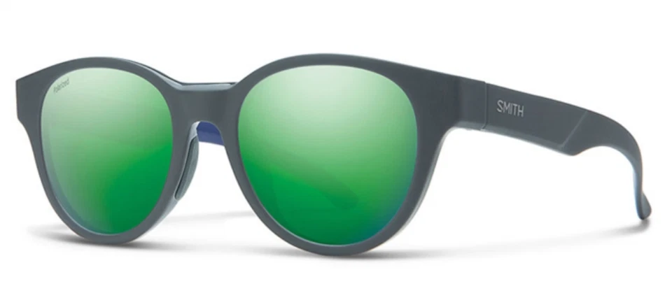 NUEVO Gafas de sol Smith Snare - Azul humo mate - Espejo verde polarizado Foto 1 de 1