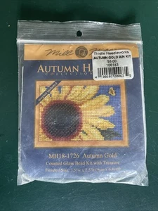 Autumn Gold Bead Cross Stitch Kit Mill Hill 2017 Autumn Harvest MH181726 - Picture 1 of 5