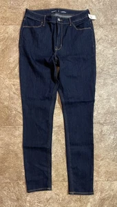 Old Navy Dark Wash 12 Tall Damen Super Skinny Jeans - Bild 1 von 3