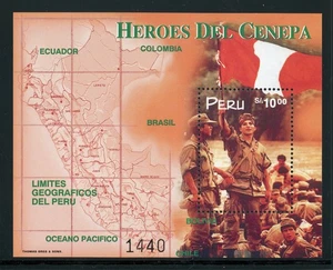 PERU MNH (1998) Selections: Scott #1194 Heroes del CENEPA MAP Geography CV$19+ - Picture 1 of 1