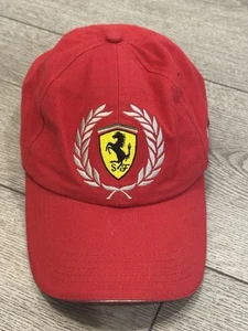 Vintage Ferrari Kimi Raikkonen 2007 F1 World Champion Cat Hat Red - Picture 1 of 6