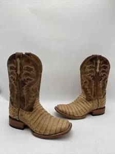 Cody James Men's Caiman Belly Western Boots Brown Size 8D - Picture 1 of 8
