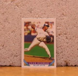 1993 TOPPS MINI 1" VARIANT BASEBALL CARD TORONTO BLUE JAYS JUAN GUZMAN - Bild 1 von 2