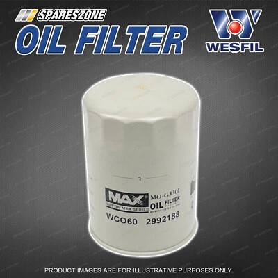 Wesfil Oil Filter for Iveco Daily 2.8L 4Cyl 16V 8V SOHC Turbo Diesel - image 1 of 2