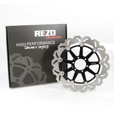 Disco de freno delantero ondulado Rezo (par) para Ducati 1000 SS 03-06 Foto 1 de 2