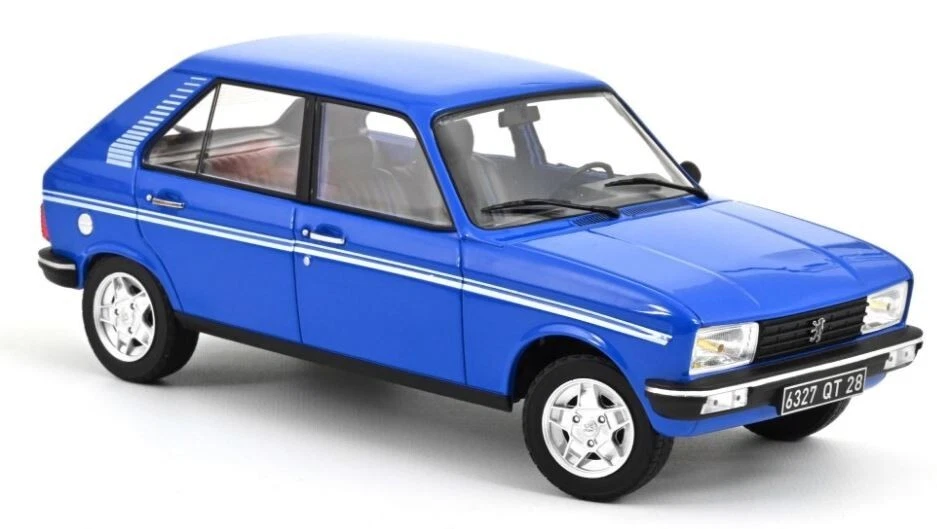 Norev 1:18 184903 Peugeot 104 S 1981 Ibis Blue NEW - Immagine 1 di 1