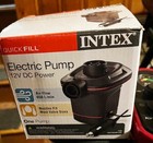 Intex Quick Fill DC Electric Air Pump 12V Car Plug Max Air Flow Inflator