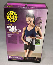 Golds Gym Waist Trimmer Belt - Adjustable Size Fits Up To 50-Inch - 05-0395GG
