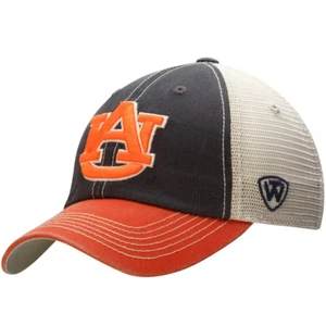 Auburn Tigers Hat Cap Trucker Mesh Snapback Snap Back Orange Top Of The World - Picture 1 of 2