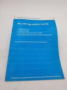 Manual de Taller VAG Audi Quattro 1983 En Visualización Computadora Bloque Diff - Imagen 1 de 24
