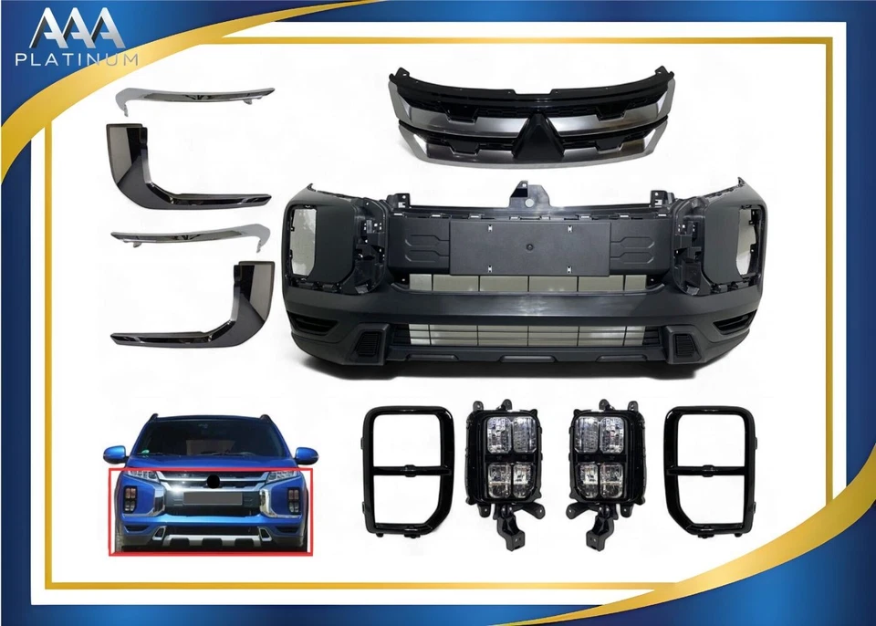 For 2020-2023 Mitsubishi Outlander Sport Front Bumper Grill Chrome Local Pickup - Изображение 1 из 4