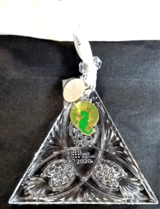 Waterford Crystal 2020 Times Square Goodwill Triangle ornament # 40035497 Boxed - Picture 1 of 12