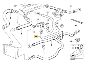 Hose for BMW E-34 - Picture 1 of 1