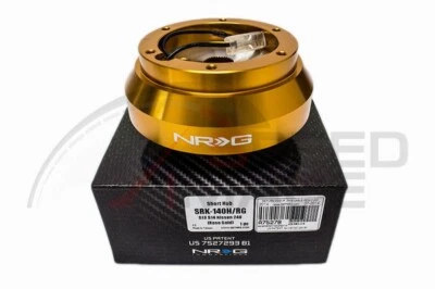 NRG STEERING WHEEL ROSE GOLD SHORT HUB ADAPTER FOR NISSAN 240SX S13 S14 SENTRA Foto 1 de 2