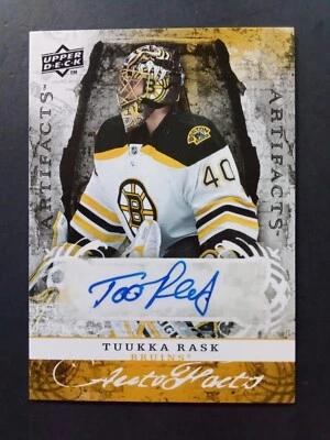 2008-09 Artifacts TUUKKA RASK Autofacts #AF-TR Signed - Image 1 of 2