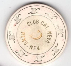 Nevada, Reno: Club Cal Neva Roulette, Table D White - Picture 1 of 2