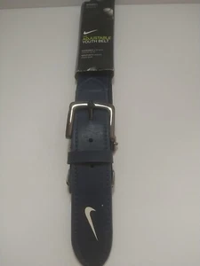 Nike Baseball Belt Youth Unisex Adjustable Navy/White - Picture 1 of 6