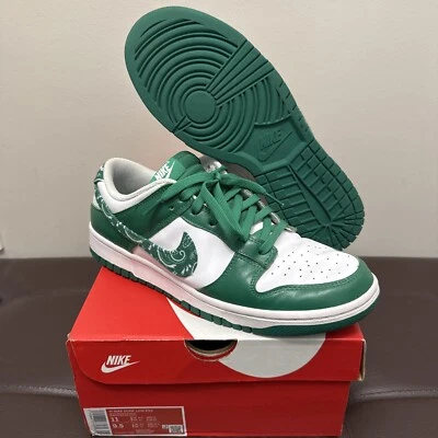 Size 11 - Nike Dunk Low Green Paisley W - Image 1 of 4
