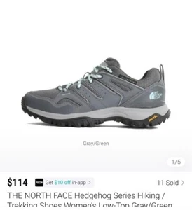 The North Face Hedgehog Futurelight Low Waterproof Hiking Boots Women's 6.5 NEW - Picture 1 of 7
