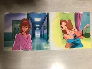 Lupin the Third Sophie Animación Celular Original 2 Hojas Anime Usado Japón - Imagen 1 de 5