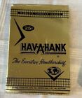 HAV-A-HANK Złote 4-pak Chusteczki Executive Hankies Made In USA Vintage 1955