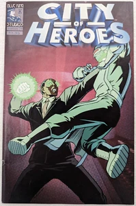 City of Heroes #9; Blue King Studios FEB 2004; Brandon McKinney; Rick Dakan - Picture 1 of 9