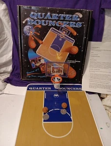 Quarter Bouncers 1995 Anderson Vintage Basketball Drinking Board Game COMPLETE - Picture 1 of 9