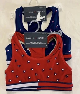 Tommy Hilfiger 4 Sports Training Bras Girl Size Large 12/14 NWT Back To School - Picture 1 of 3