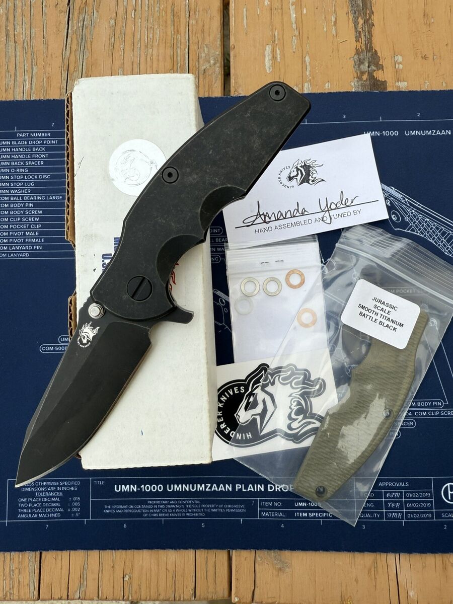 Hinderer Knives Spear Point Collectible Modern Factory Hinderer Knives Spear Point Collectible Modern Factory