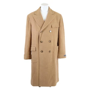 POLO RALPH LAUREN MNPOTC27620001 Camel double chester coat 46 Brown - Picture 1 of 10