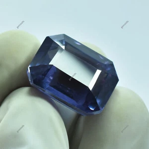 CERTIFIED Alexandrite Loose Gemstone Color Change CERTIFIED 17.45 Ct Emerald Cut - Picture 1 of 13