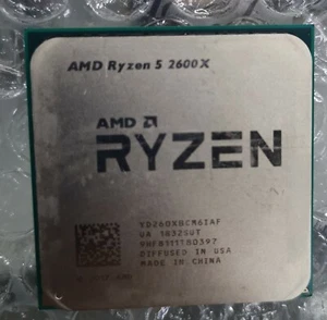 AMD Ryzen 5 2600X Desktop CPU AM4 R5 YD260XBCM6IAF Six Core R5 Unlocked 95W - Picture 1 of 3