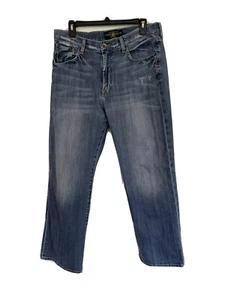 Lucky Brand Men's Size 34x30 181 Relaxed Straight Dark Wash Cotton Blue Jeans - Bild 1 von 10