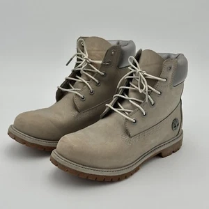 Timberland Damen 8,5 Nubukleder High Top Wasserdicht 200G Stiefel Gummisohle - Bild 1 von 12